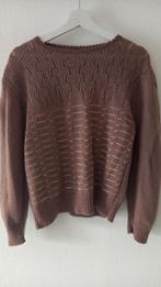 Vintage wollen shirt/trui, maat, S, Vintage, Ophalen of Verzenden, Maat 36 (S), Bruin