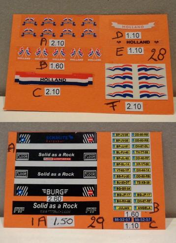 sticker sets 6 beschikbaar voor biedingen