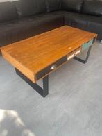 Malibu salontafel - mangohout kare design, Huis en Inrichting, Tafels | Salontafels, Zo goed als nieuw, Minder dan 50 cm, Rechthoekig