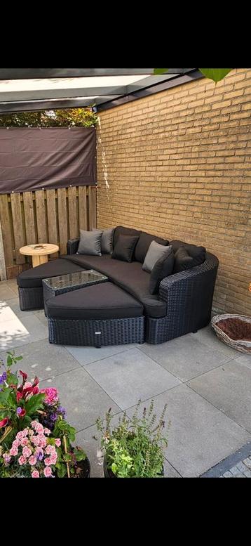Luxe Wicker Loungeset - Zo Goed Als Nieuw! beschikbaar voor biedingen