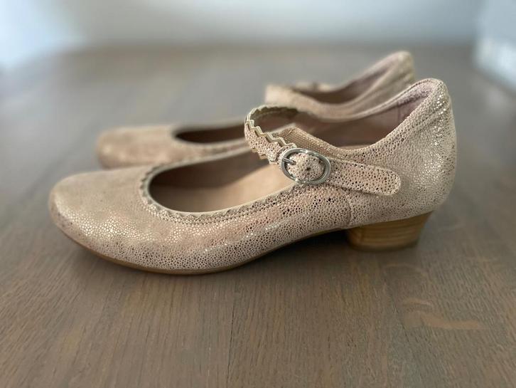 feestelijke BALLERINA's van Footnotes maat 39 - WD014, Kleding | Dames, Schoenen, Zo goed als nieuw, Ballerina's, Beige, Ophalen of Verzenden