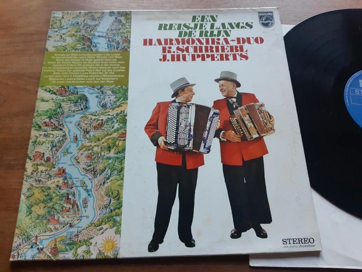 LP K. Schriebl & J. Hupperts - Een Reisje Langs De Rijn, Cd's en Dvd's, Vinyl | Nederlandstalig, Gebruikt, Levenslied of Smartlap