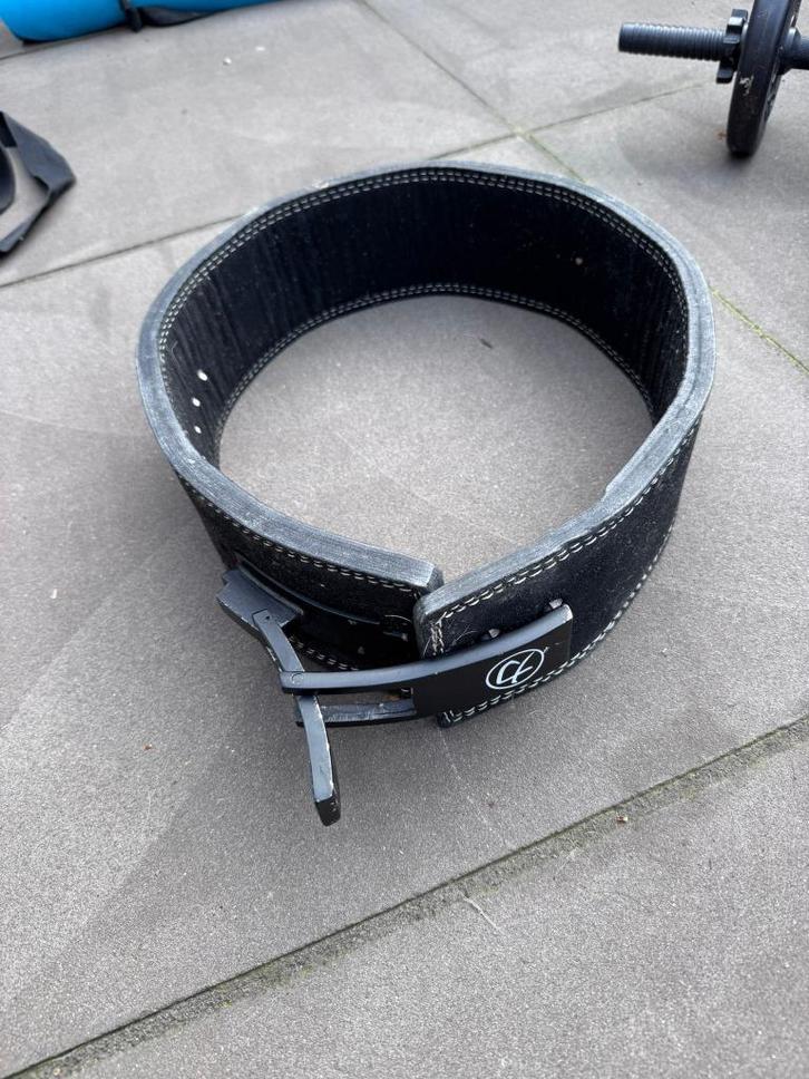 Powerlift Equipment: Belt, diverse kneesleeves en wristwraps, Sport en Fitness, Fitnessmaterialen, Zo goed als nieuw, Overige typen