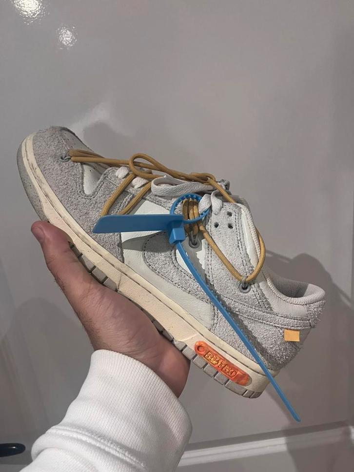 Nike Dunk x Off White Lot 34 - Maat 43, Kleding | Heren, Schoenen, Zo goed als nieuw, Sneakers of Gympen, Wit, Ophalen of Verzenden