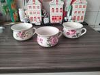 Portmeirion Pomona Cups - Set van 3, Gebruikt, Ophalen of Verzenden, Overige stijlen, Kop(pen) en/of Schotel(s)