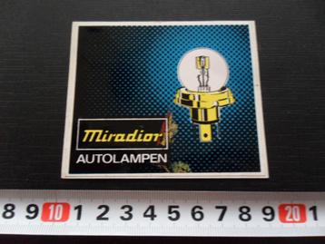 sticker MIRADIOR autolampen  beschikbaar voor biedingen