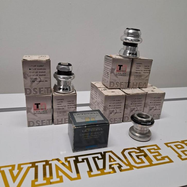 13 stuks NOS Retro balhoofdset Shimano Ultegra 105 FSA, Fietsen en Brommers, Fietsonderdelen, Nieuw, Racefiets, Voorvork, Ophalen of Verzenden