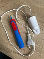 Oral B Braun electrische tandenborstel kind timer rood blauw, Ophalen of Verzenden, Gebruikt, Tandenborstel