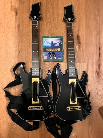 Guitar hero live incl gitaren en dongels beschikbaar voor biedingen