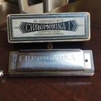 M.hohner chromonica met schuifje, Muziek en Instrumenten, Ophalen of Verzenden, Gebruikt, C-mondharmonica