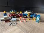 Vintage playmobil rally motor - auto set, Ophalen of Verzenden, Zo goed als nieuw, Complete set