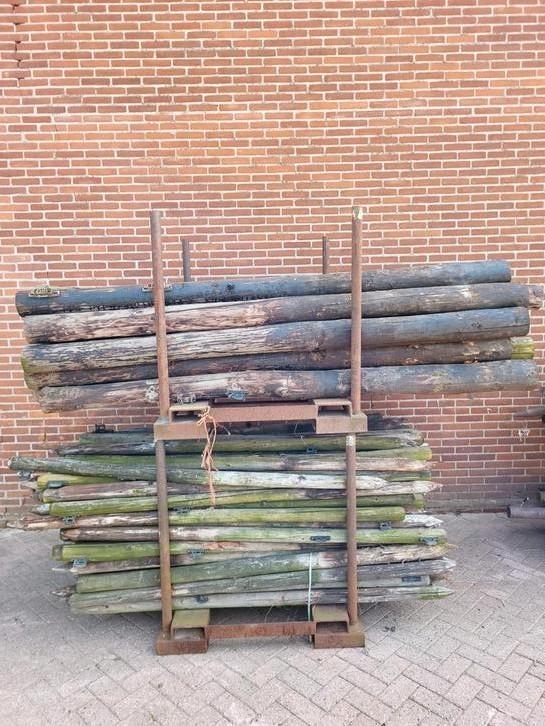 Weipalen / weidepalen/ afrasteringspalen, Tuin en Terras, Tuinhekken en Hekwerk, Zo goed als nieuw, Tuinhek, Hout, Ophalen