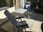 Twee crespo stoelen en een tafel, Ophalen, Zo goed als nieuw, Campingstoel