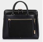 Parfois zwarte suede laptop tas met aparte hoes voor laptop, Computers en Software, Laptoptassen, Ophalen of Verzenden, 17 inch of meer