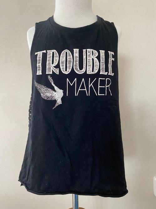 FRANKIE & LIBERTY shirt transparante rug nieuwstaat 152 ZA, Kinderen en Baby's, Kinderkleding | Maat 152, Zo goed als nieuw, Meisje
