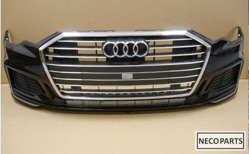 AUDI A6 C8 VOORBUMPER ORIGINEEL 6xPDC S-LINE KLEUR LY9T, Auto-onderdelen, Carrosserie en Plaatwerk, Bumper, Audi, Voor, Gebruikt