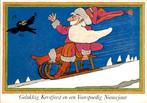 VHK, kerstman op slee, Alfons van Heusden, Verzenden, 1980 tot heden, Gelopen, Feest(dag)