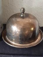 Kl cloche , boterstolp+schotel,stoer brocante ,landelijk,, Ophalen of Verzenden