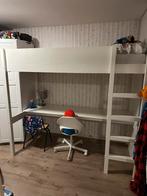 NOUS kids hoogslaper met bureau Charlie 90x200 wehkamp, Ophalen, Zo goed als nieuw, Hoogslaper