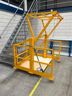 Pallet kantelhek voor entresolvloer geel, Ophalen of Verzenden, Zo goed als nieuw, Ladder