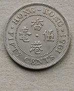 Hong Kong, 50 cents 1951, Ophalen of Verzenden, Zuidoost-Azië, Losse munt
