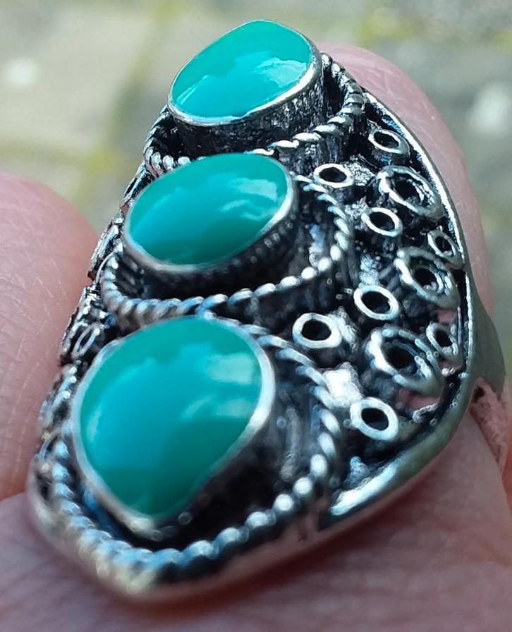 Oude vintage Ring., Sieraden, Tassen en Uiterlijk, Ringen, Zo goed als nieuw, Verzenden