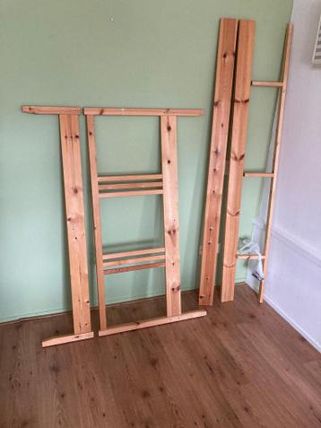 Grenen ikea bed met lonset lattenbodem - afbeelding 2