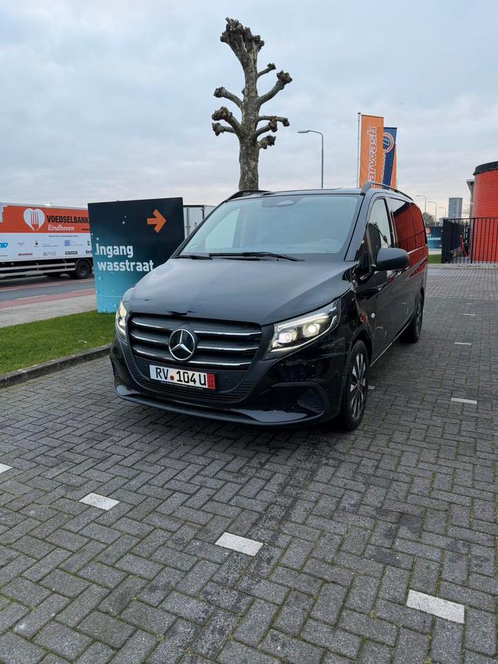 Mercedes Vito 116 Lang Export, Auto's, Mercedes-Benz, Particulier, Vito Tourer, Diesel, Euro 6, MPV, Automaat, Zwart, Zwart, Stof