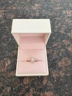 Ring diamont point maat 16, Gebruikt, Ophalen of Verzenden, Kleiner dan 17, Met edelsteen