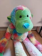 Regenboog aap knuffel 85 cm, Ophalen of Verzenden