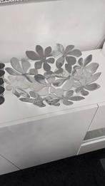 Metalen Bloemen Schaal - Decoratief, Overige materialen, Schaal, Rond, Ophalen of Verzenden