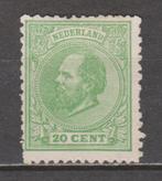 NVPH 24 H ongebruikt Willem III 1872 ; OUD NEDERLAND p/stuk, Postzegels en Munten, Verzenden, T/m 1940, Postfris