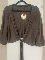 MARIE MÉRO taupe / grijs  bolero vest maat 46 NIEUW, Ophalen of Verzenden, Zo goed als nieuw, Grijs, Trui of Vest