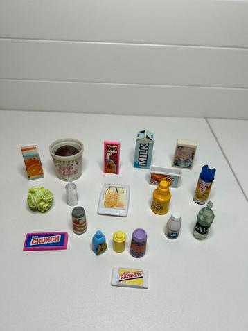 Vintage Mattel Barbie etenswaren / boodschappen 1980 / 1990 beschikbaar voor biedingen
