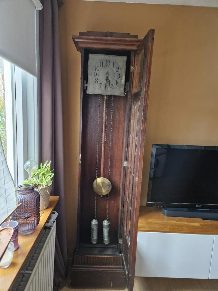 antieke klok D.R.G.M, Antiek en Kunst, Antiek | Klokken, Ophalen