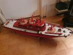 rc boot Robbe Düsseldorf blusboot met 6 volts Robbe motoren, Ophalen, Gebruikt, Groter dan 1:32