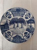 Wandbord Delftsblauw Drielandenpunt., Ophalen of Verzenden