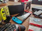 Nintendo Switch overcompleet veel extra's  Izgs, Ophalen of Verzenden, Zo goed als nieuw, Met 3 controllers of meer, Switch Original