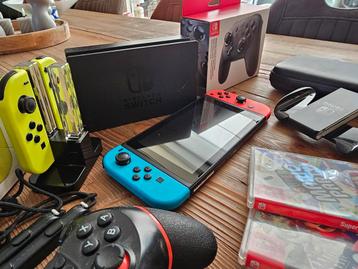 Nintendo Switch overcompleet veel extra's  Izgs beschikbaar voor biedingen