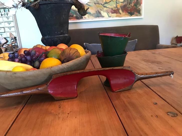 Waddinxveens kinderjukje Volkskunst. Antiek speelgoed., Antiek en Kunst, Curiosa en Brocante, Ophalen of Verzenden