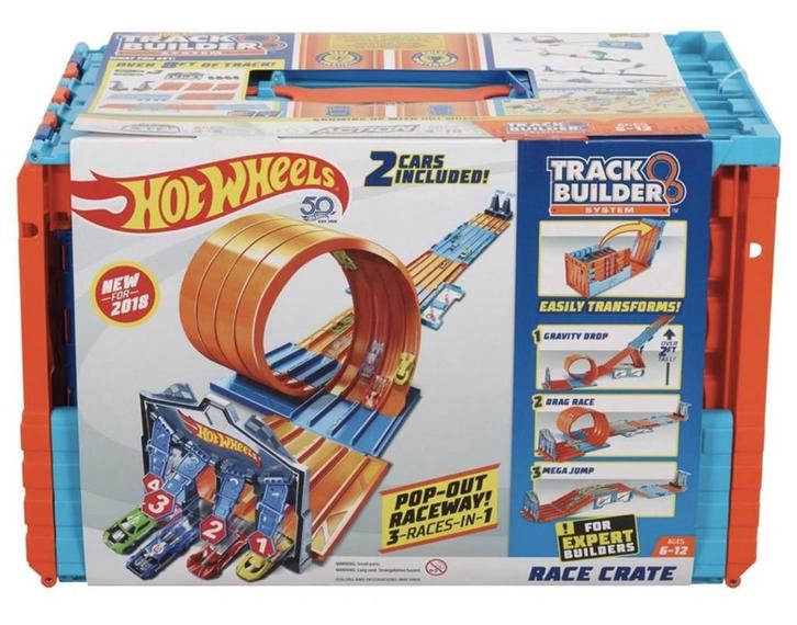 Hot Wheels Racebaan met Looping, Kinderen en Baby's, Speelgoed | Racebanen, Zo goed als nieuw, Racebaan, Handmatig, Hot Wheels