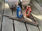 2x krik of potkrik, Auto diversen, Krikken, Ophalen of Verzenden, Gebruikt, Hydraulisch, Potkrik