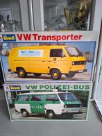 Vintage Revell VW transporter en Polizei bus, Hobby en Vrije tijd, Modelauto's | 1:24, Ophalen of Verzenden, Zo goed als nieuw