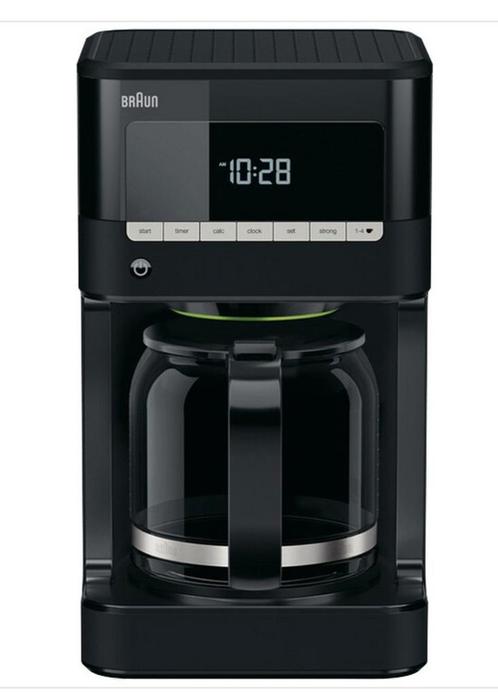 Braun luxe koffiezetapparaat, puraroma 7, Braun KF 7020,ZGAN, Witgoed en Apparatuur, Koffiezetapparaten, Zo goed als nieuw, Gemalen koffie