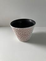 GAAF bloempotje jaren 60 met korrel/relief glazuur, Tuin en Terras, Rond, Binnen, Ophalen of Verzenden, Zo goed als nieuw