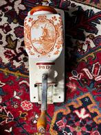 Vintage Pede koffiemolen Delfts bruin rood, Ophalen of Verzenden, Gebruikt
