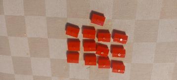 bordspel onderdelen Monopoly Monopolie Hotels 13 stuks  beschikbaar voor biedingen