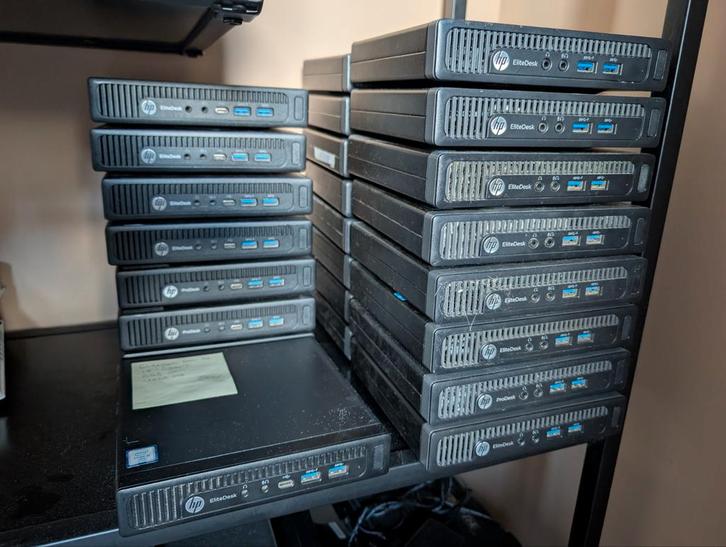 Partij of los: HP Elitedesk 800 G1/G2 - i5, 8GB, SSD, Computers en Software, Desktop Pc's, Gebruikt, 2 tot 3 Ghz, SSD, 8 GB, Ophalen of Verzenden