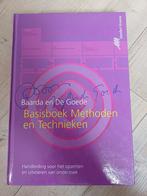 D.B. Baarda - Basisboek methoden en technieken, D.B. Baarda; M.P.M. de Goede, Ophalen of Verzenden, Zo goed als nieuw, Nederlands