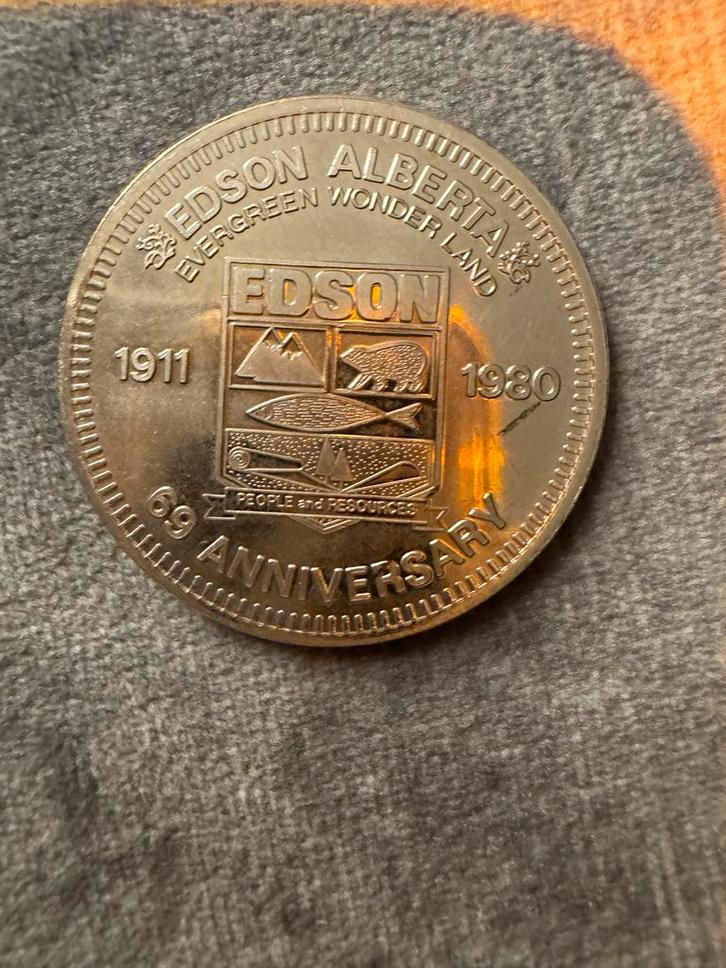 Edson Alberta Souvenir Munt, Postzegels en Munten, Munten | Nederland, Losse munt, Overige waardes, Koningin Beatrix, Verzenden